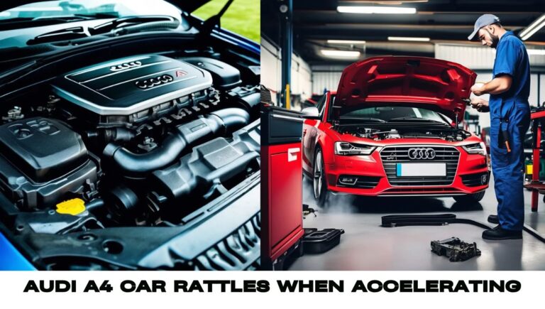 Audi A4 Car rattles when accelerating